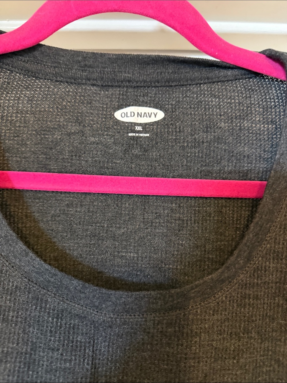 Old Navy Dark Charcoal thermal Long Sleeve - Picture 2 of 2